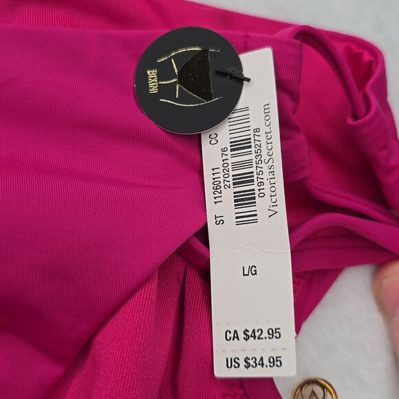 3107 Victoria's Secret Swim Essential Side-Tie Bikini Bottom Sz Large - Picture 5 of 6